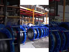 Vibratiebestrijdende DIN 304 Clip-On Rubber Flexible Bellows Rubber Flex Joint