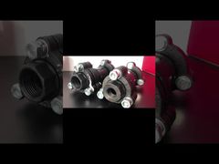 Driehoekige pakkingaansluiting rubberen compensator;