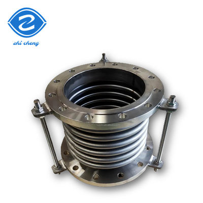 304 316 Vacuümband Dn50 100 200 Metalen rubber Bellow Flange type Metalen Bellows Uitbreidingsverbindingen gegolfd