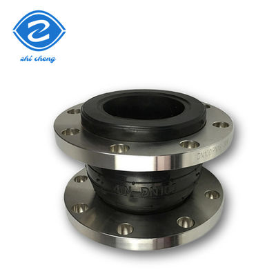 Ronde enkelbollige expansieverbinding van rubber DN25 DN3000 flens van roestvrij staal 304 316L