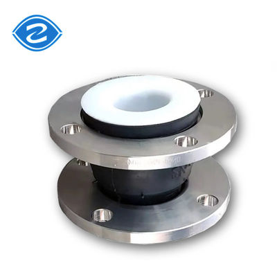 Stevig Ss304 flens Epdm Ptfe bekleed rubber uitbreidingsgewricht Voor 1,0 2,5 MPa werkspanning