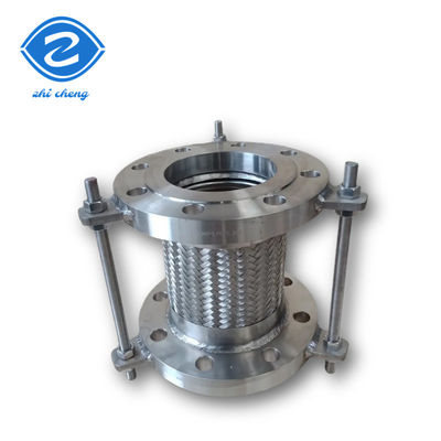 Water 304 316 Roestvrij staal Flexible Metal Hose Connector Flanged Bellows Pumps Zuigleidingen