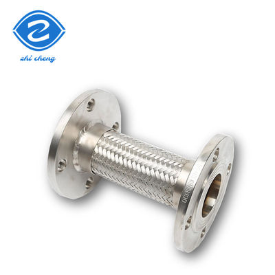 Dn500 Ss304 gevlochten roestvrij staal flexibel metalen slang met armaturen gevlochten koolstofstaal flens golfdamp