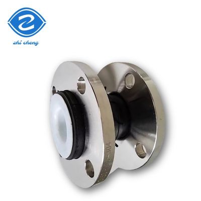 Ronde kopcode Ss304 Flanke verbinding chemische pijpleiding Epdm Ptfe bekleed rubber uitbreidingsgewricht