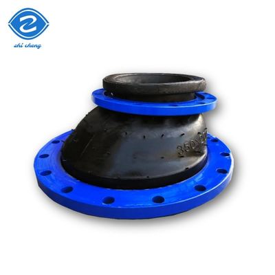 EPDM excentrische reducer rubber expansion joint DN200-DN350 onderste horizontale ontwerp PTFE bekleed excentrische reducer voor chemische leidingen