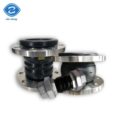 ANSI Koolstofstaal Enkele Bol Flensbare Flexibele Rubberen Compensator Expansievoeg EPDM NBR Connector Flexibele Balg Compensator Expansievoeg