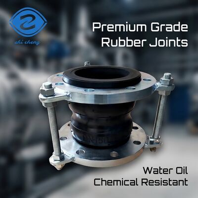 Twin Sphere Rubber Expansion Joint For Water Media Limit Tie Rods Drukverhoger Ringen