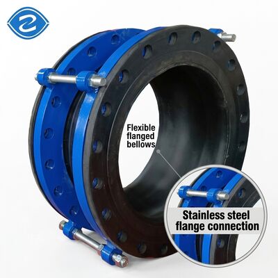 Volledig verzegeld geflansd rubberen balken dak Flexibel Epdm enkel bol